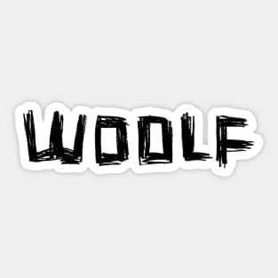 Woolf, Female Writer: Virginia Woolf Sticker